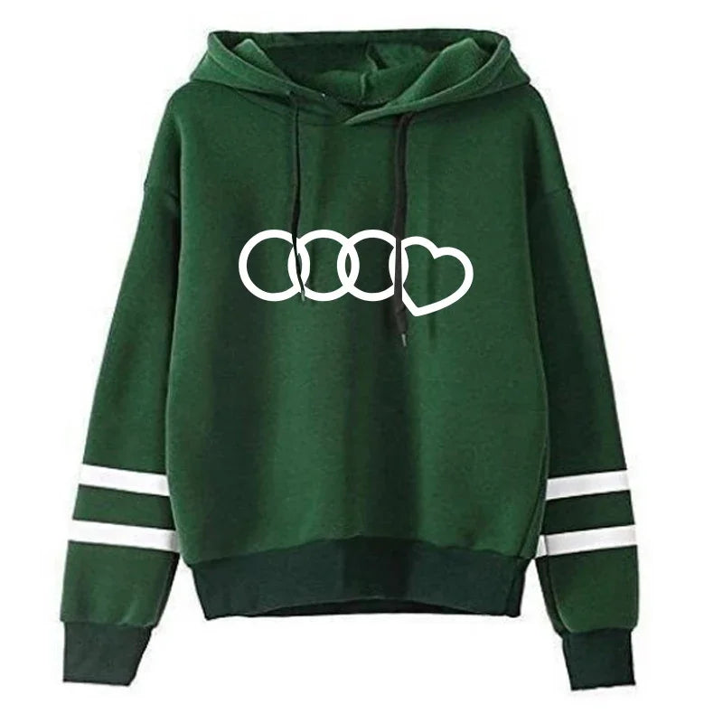 Hot Sales Women's Sweatshirts Casual Tracksuit Hoodies 2024 Fashion Printing Outdoors Daily Stripe Pullovers Jogging Sports Suit