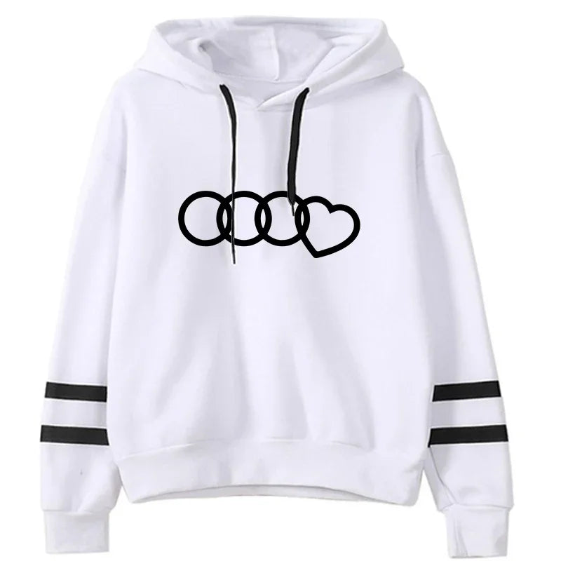 Hot Sales Women's Sweatshirts Casual Tracksuit Hoodies 2024 Fashion Printing Outdoors Daily Stripe Pullovers Jogging Sports Suit