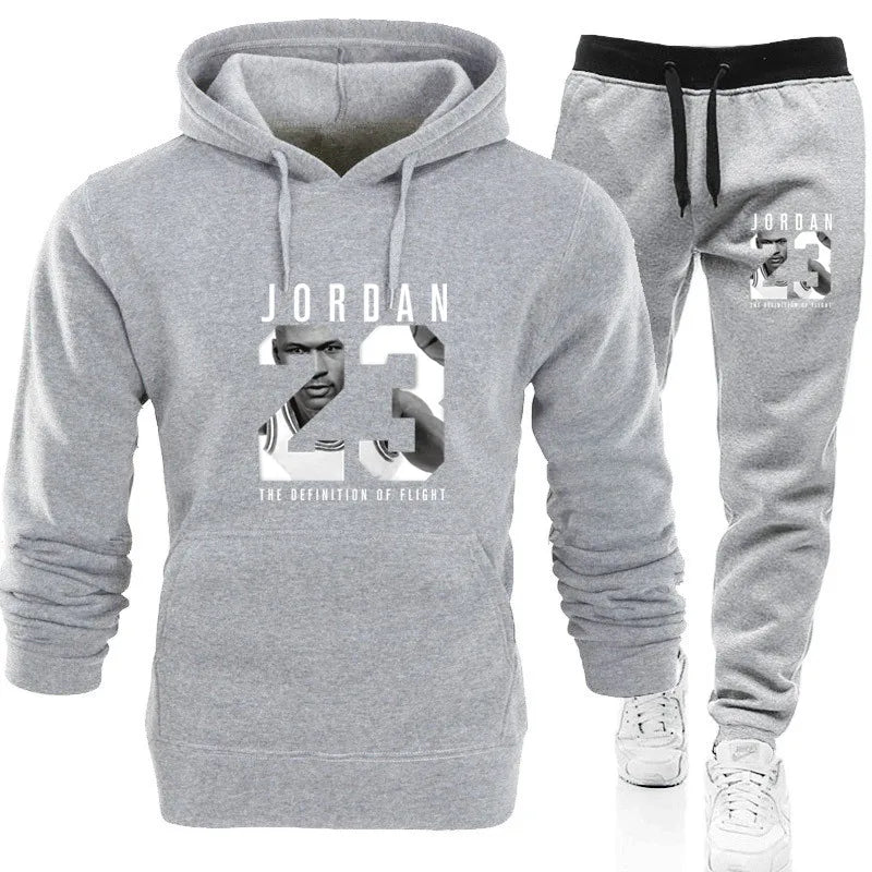 2024 new top of the line Classic men's hooded sportswear high-quality sweatshirts and jogging pants casual