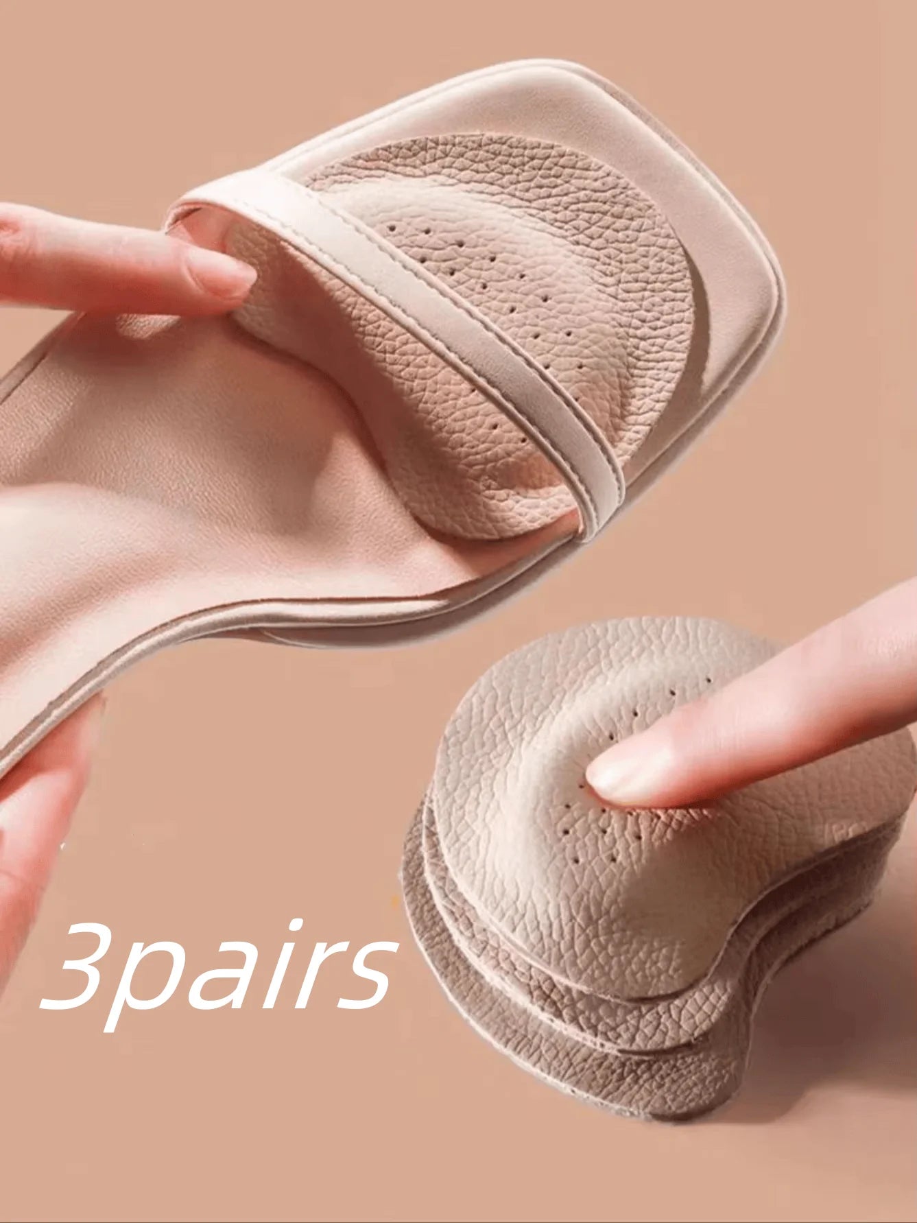 2 Pairs Of Ladies Sandal Forefoot Cushion High Heel Non Slip Foot Care Insole The Shoe Self Adhesive Stickers