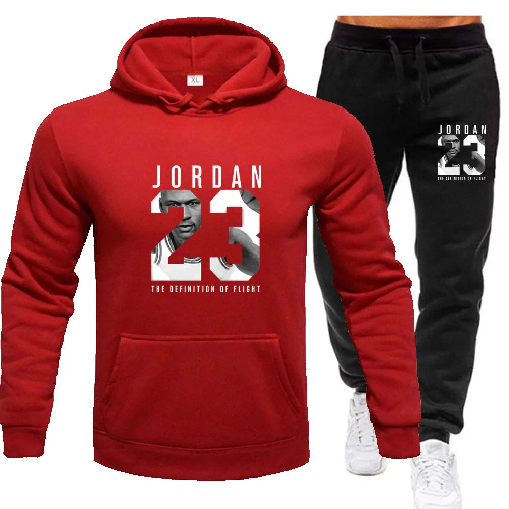 2024 new top of the line Classic men's hooded sportswear high-quality sweatshirts and jogging pants casual