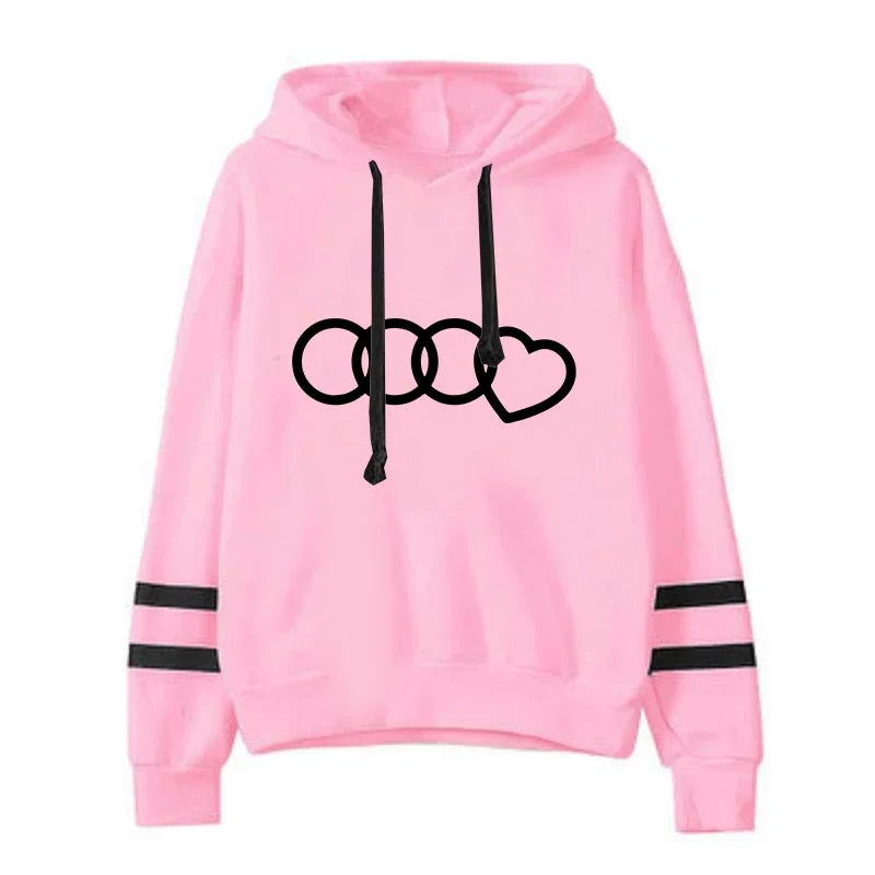 Hot Sales Women's Sweatshirts Casual Tracksuit Hoodies 2024 Fashion Printing Outdoors Daily Stripe Pullovers Jogging Sports Suit