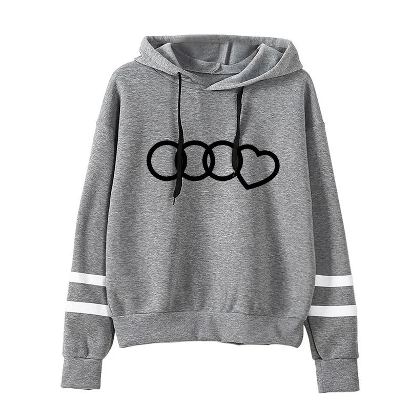 Hot Sales Women's Sweatshirts Casual Tracksuit Hoodies 2024 Fashion Printing Outdoors Daily Stripe Pullovers Jogging Sports Suit