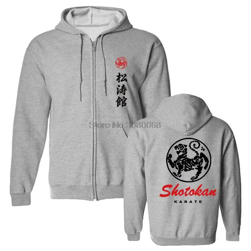 Shotokan Karate Do Tiger Logo Martial Art Hoodie Unisex Men Fleece Casual Hoodies Hooded Sweatshirt Streetwear Oversized Trendy