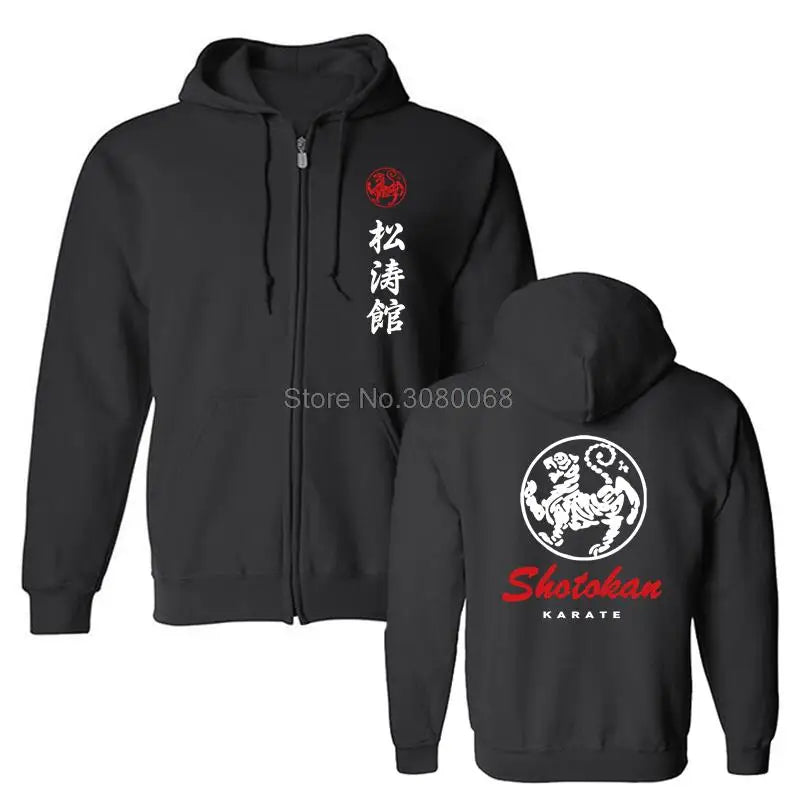 Shotokan Karate Do Tiger Logo Martial Art Hoodie Unisex Men Fleece Casual Hoodies Hooded Sweatshirt Streetwear Oversized Trendy