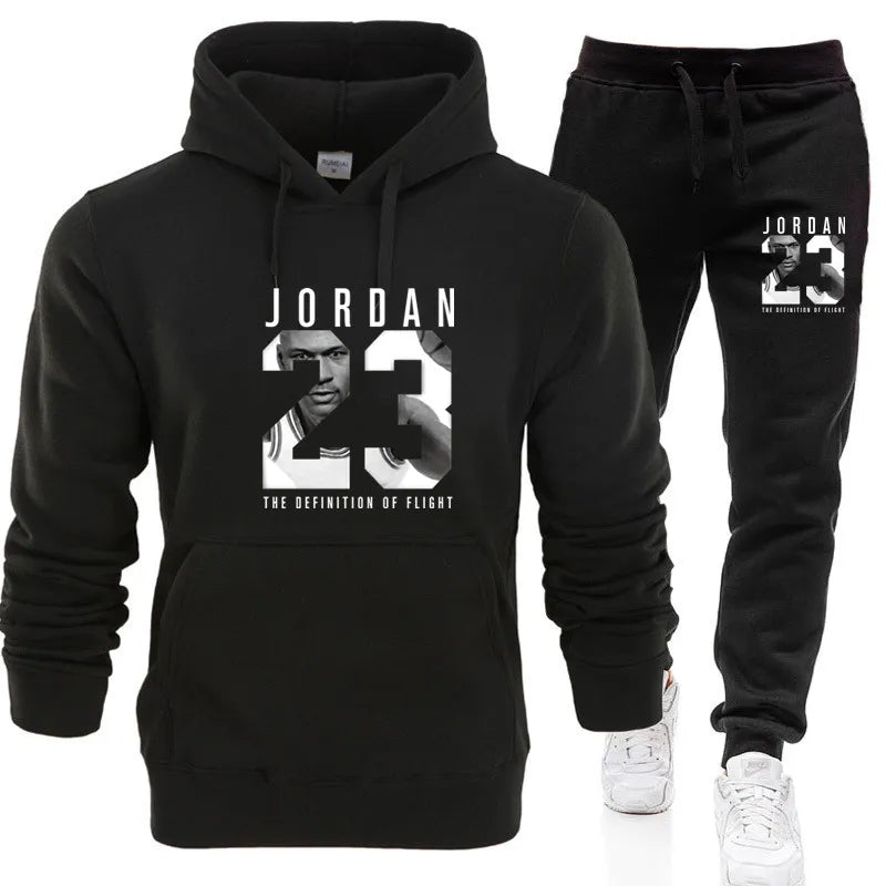 2024 new top of the line Classic men's hooded sportswear high-quality sweatshirts and jogging pants casual
