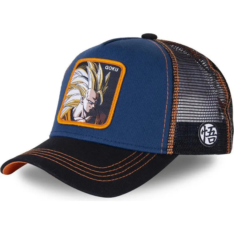 New Dragon Ball Goku Baseball Cap Spring And Summer Embroidered Adjustable Men Women Caps Fashion Trendy Outdoor Hip Hop Hat