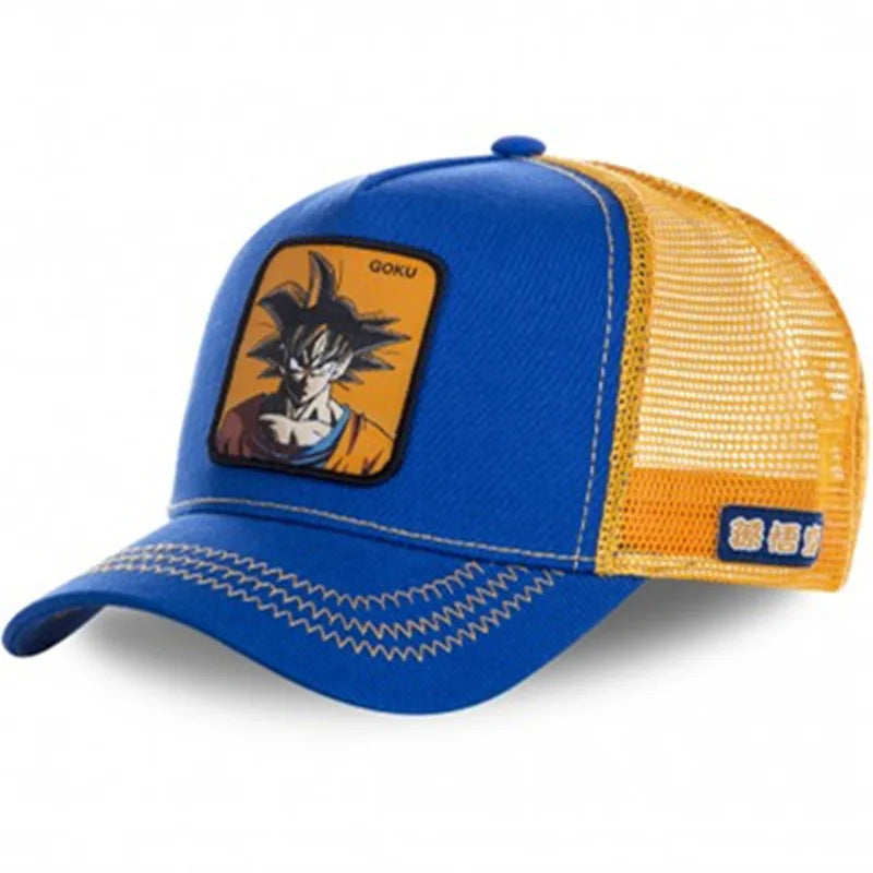 New Dragon Ball Goku Baseball Cap Spring And Summer Embroidered Adjustable Men Women Caps Fashion Trendy Outdoor Hip Hop Hat