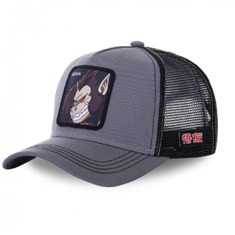 New Dragon Ball Goku Baseball Cap Spring And Summer Embroidered Adjustable Men Women Caps Fashion Trendy Outdoor Hip Hop Hat