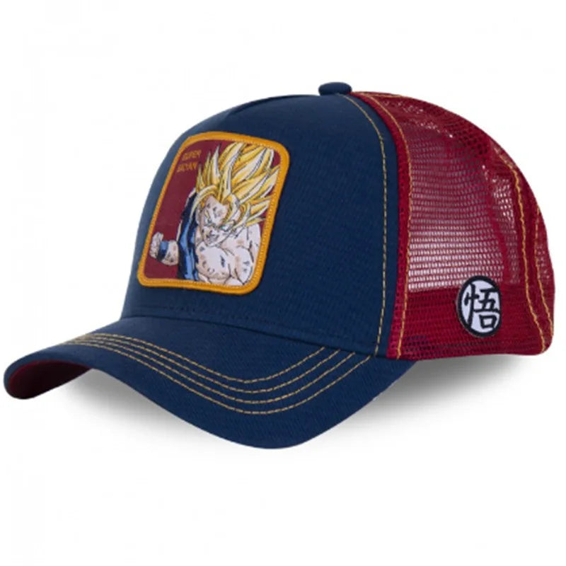 New Dragon Ball Goku Baseball Cap Spring And Summer Embroidered Adjustable Men Women Caps Fashion Trendy Outdoor Hip Hop Hat