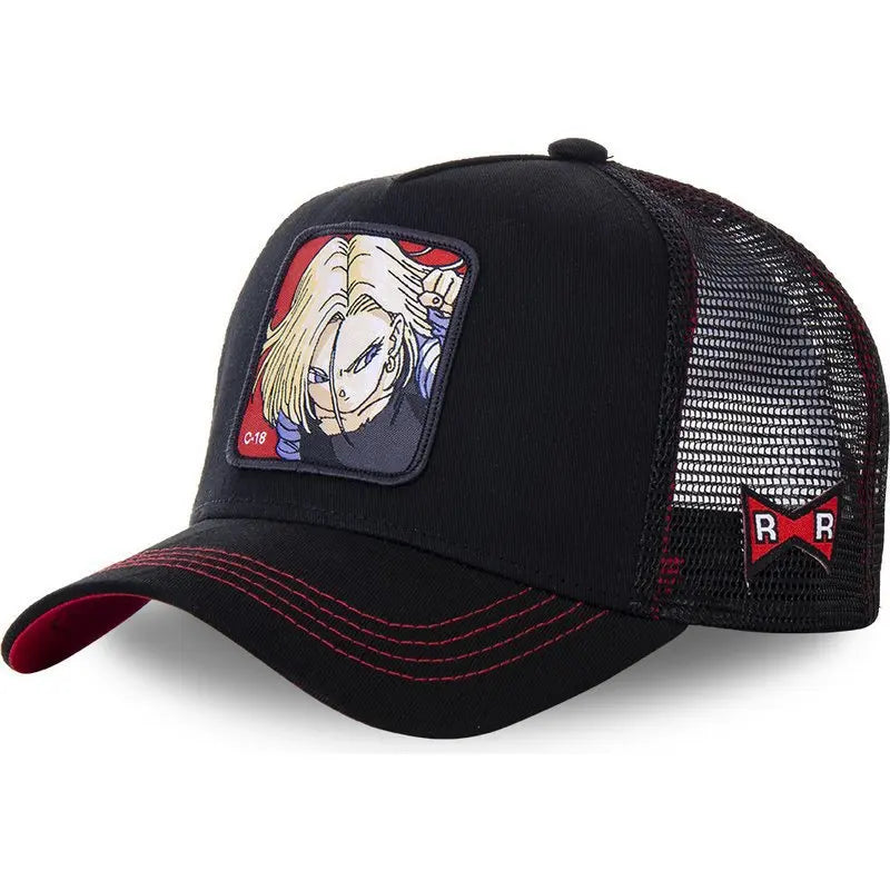 New Dragon Ball Goku Baseball Cap Spring And Summer Embroidered Adjustable Men Women Caps Fashion Trendy Outdoor Hip Hop Hat